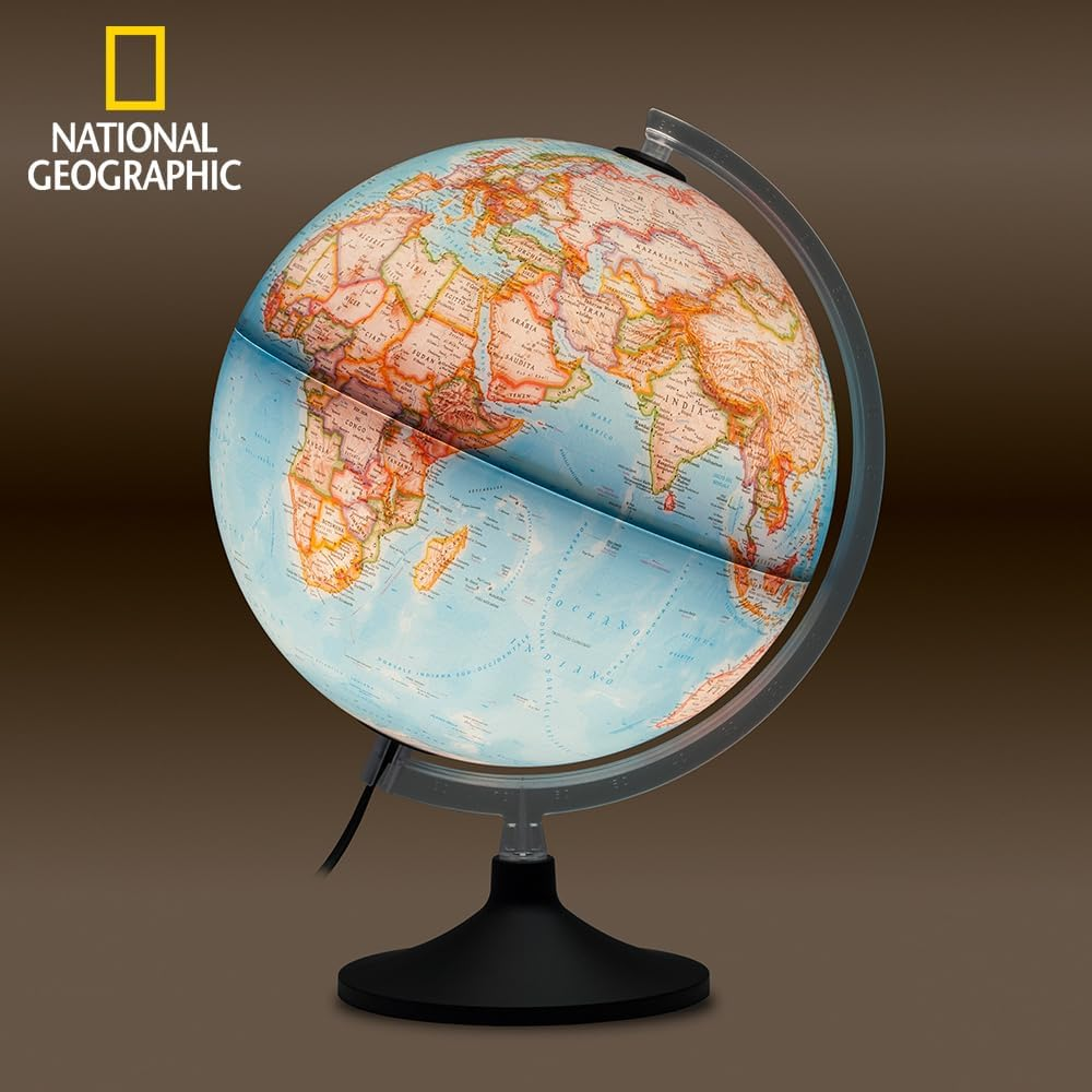 globo terráqueo National Geographic